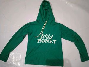 Wild Honey Green Hoodie