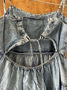Cute Denim Tiered Sundress