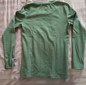 Green Cotton T shirt