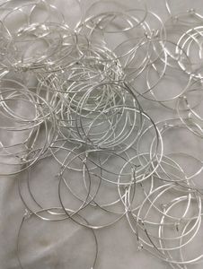 Hoop Earrings Silver Colour