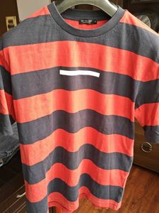 Red &amp; Navy Striped T-Shirt