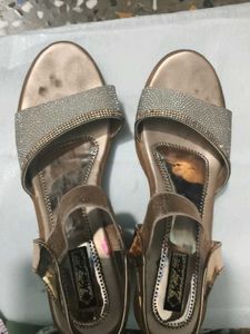 Sparkly Wedge Sandals