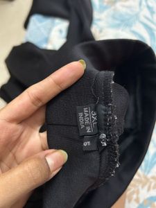 Branded Black Flared Pants