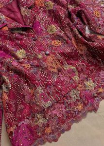 vintage Embroidered lace &amp; sequin applique jacket