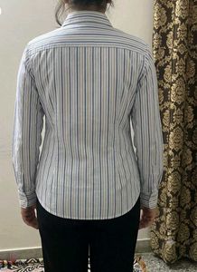 Striped Button-Up Shirt