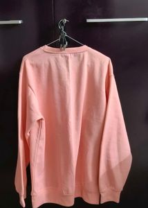 Pink "Surf West" Crewneck Sweatshirt