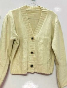 off-white cardigan