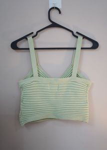 Mint Green Knit Crop Top