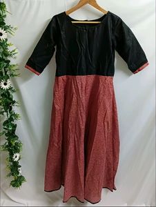Colour Block A Line Gown