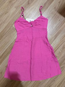 Hot Pink Mini Dress