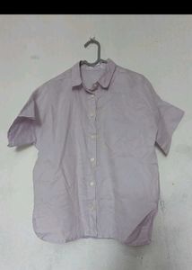 Light Purple Button-Up Shirt
