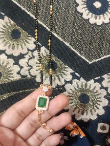 Elegant Emerald Pendant Necklace new