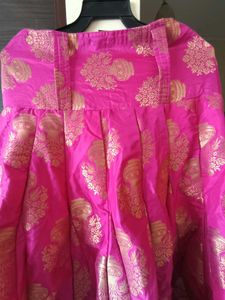Pink &amp; Gold Ethnic Skirt