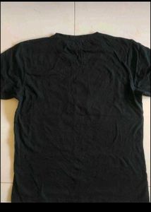 Black Graphic T-Shirt "Ninety 6th Woo" for men