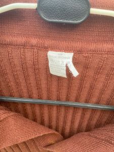 unisex Ribbed Knit Polo compression Pullover