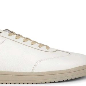 Men's White Leather Sneakers