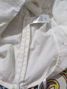 Chic White Broderie Anglaise Corset Top