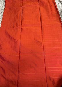 Elegant Orange Ethnic Saree