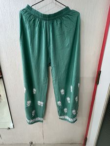 Sea Green Embroidered Kurta