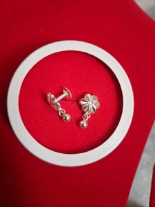 Floral Silver Earrings 92.5