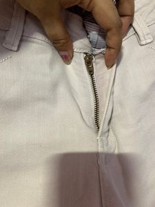 LEE COOPER WOMEN DENIM KEPRI PANT(WHITE)