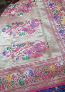 🆕️ Banarasi Bamboo Silk Paithani Saree