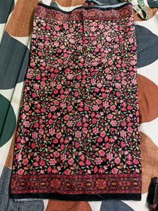 L size velvet Kurta Set with Dupatta