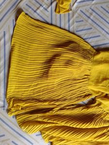 Stunning Yellow Embroidered sharara