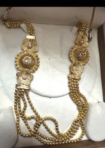 Elegant Gold-Tone Layered Necklace Unused
