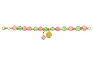Charming Beaded Bracelet with Tree Charm