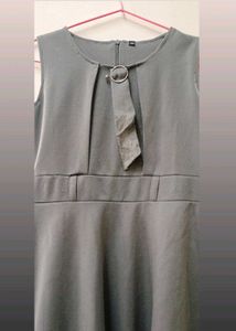 Elegant Grey Dress