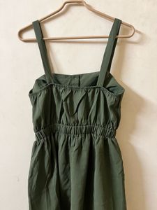 Stylish Olive Green Jumpsuit
