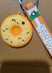 Cute Donut Keychain