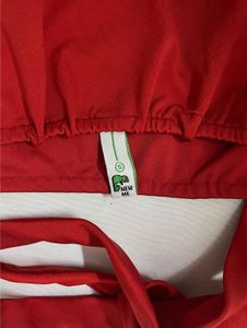 Red Halter Neck Crop Top