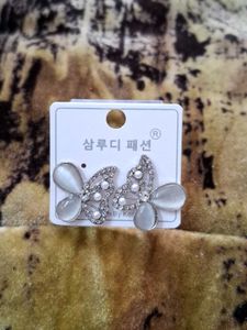 Butterfly Design Stud Earrings