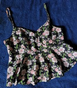 Black Peplum Top