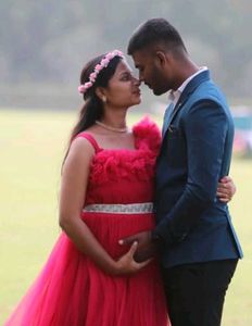 Elegant Maternity Gown