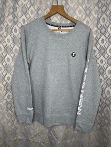 Grey BAPE Crewneck Sweatshirt