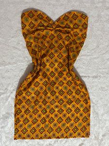 Strapless Y2K Backless Desi Kurti