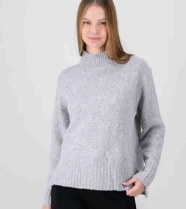 Cozy Grey Turtleneck Sweater