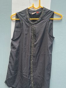velvet skirt and only brand top