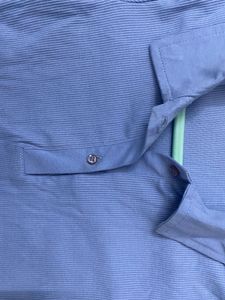 Powder Blue Crop Tee