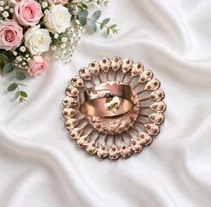 💖 Big Diamond Sunburst Ring - Cocktail Party Rin