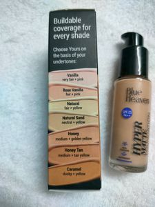 Blue Heaven 💙 Hyper Matte Foundation With SPF 25