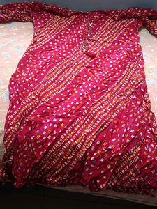Vibrant Bandhani Print Kurta