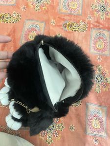 Cute Black Bunny Plush Toy