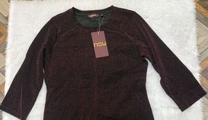 Sparkly 3/4 Sleeve Dress