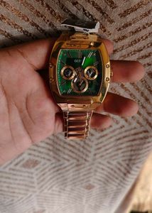 Original Guess Gold &amp; Green Watch