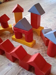 Wooden &amp; plastic blocks