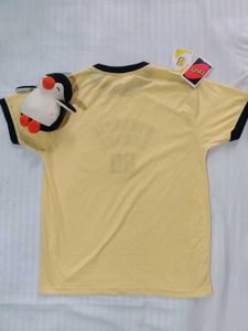 Yellow Athletic League Graphic T-Shirt